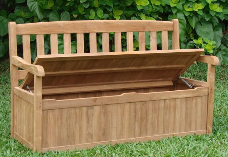 Build Outdoor Storage Bench
 How to Make an Outdoor Storage Bench