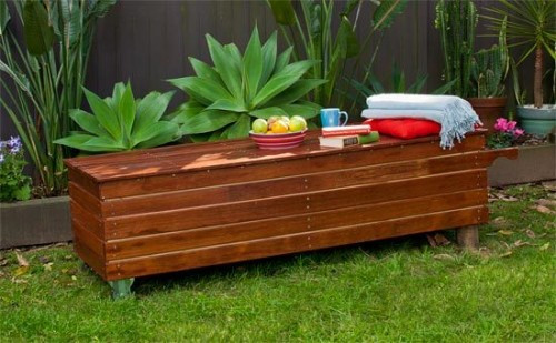 Build Outdoor Storage Bench
 7 Functional And Cool DIY Outdoor Storage Benches