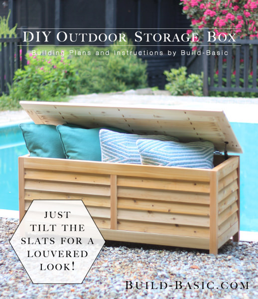 Build Outdoor Storage Bench
 DIY Outdoor Storage Benches