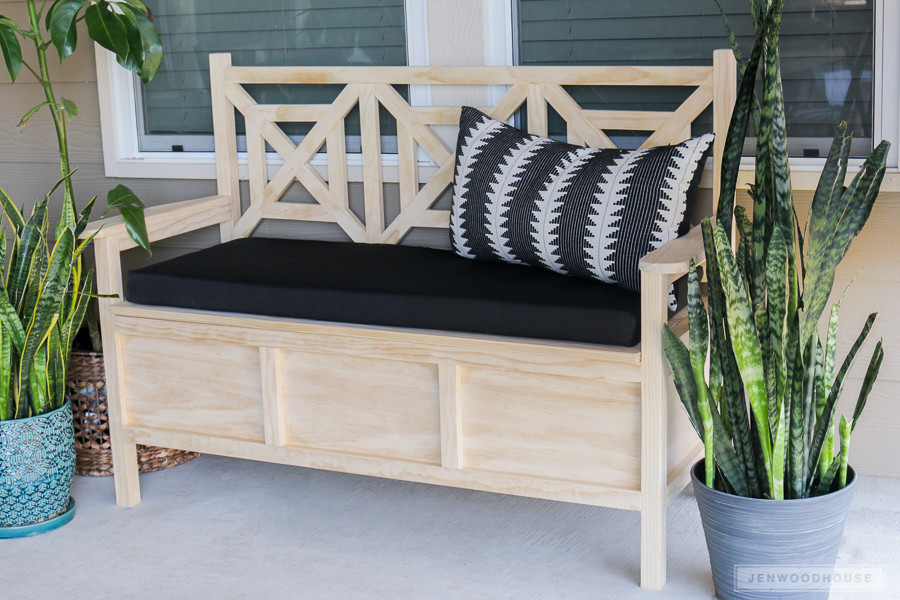 Build Outdoor Storage Bench
 How To Build A DIY Outdoor Storage Bench