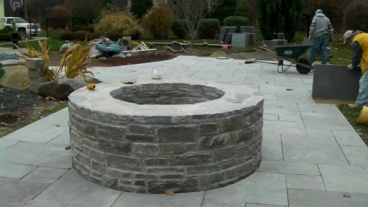 Building A Stone Fire Pit
 How to build and incorporate a stone fire pit in your back