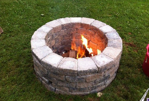 Building A Stone Fire Pit
 DIY Stone Fire Pit