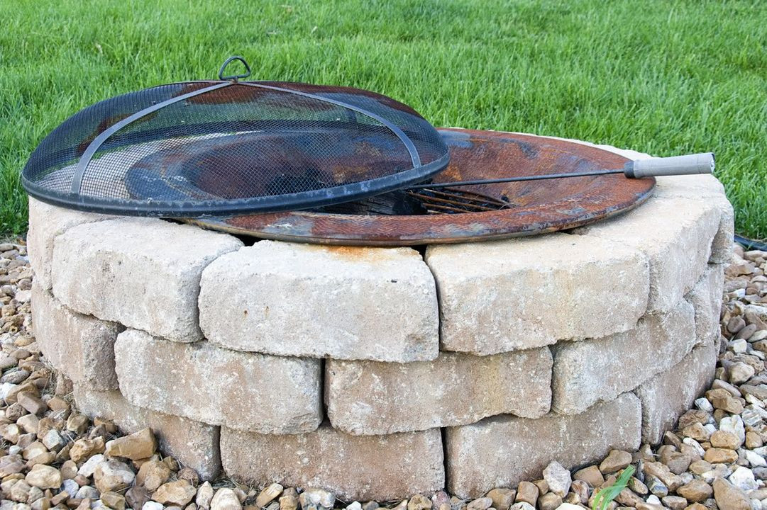 Building A Stone Fire Pit
 How to build an outdoor firepit The Polkadot Chair