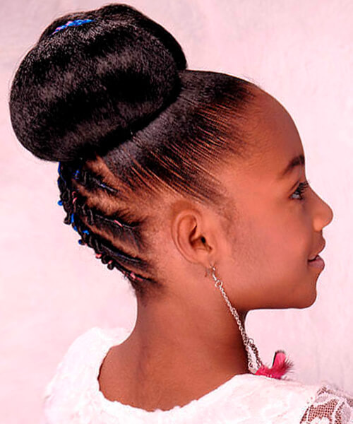 Bun Hairstyles For Kids
 Natural hairstyles for African American women and girls
