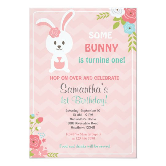 Bunny Birthday Invitation
 Bunny Birthday Invitation Bunny Invitation