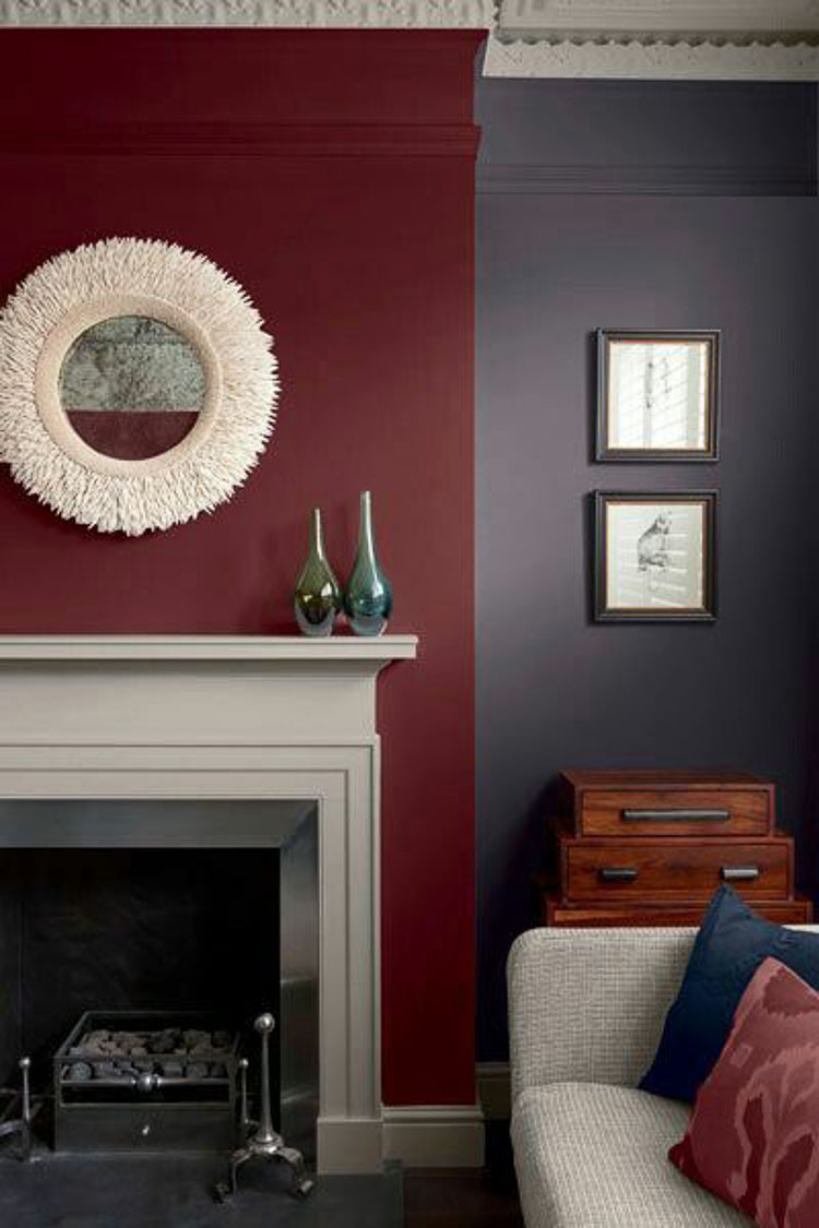 Burgundy Living Room Walls
 How to Decorate with Burgundy Design Tips A Blissful Nest