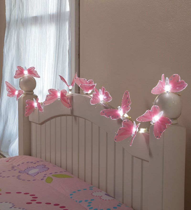 Butterfly Lights For Bedroom
 Butterfly String Lights with Fiber Optic Magic 160 Inch