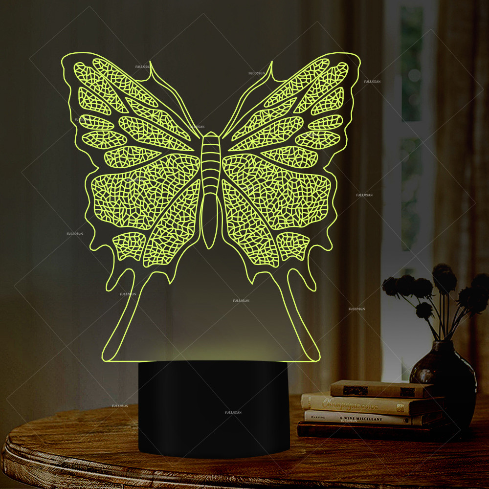 Butterfly Lights For Bedroom
 Colorful Artificial Butterfly LED Night Light Home Party