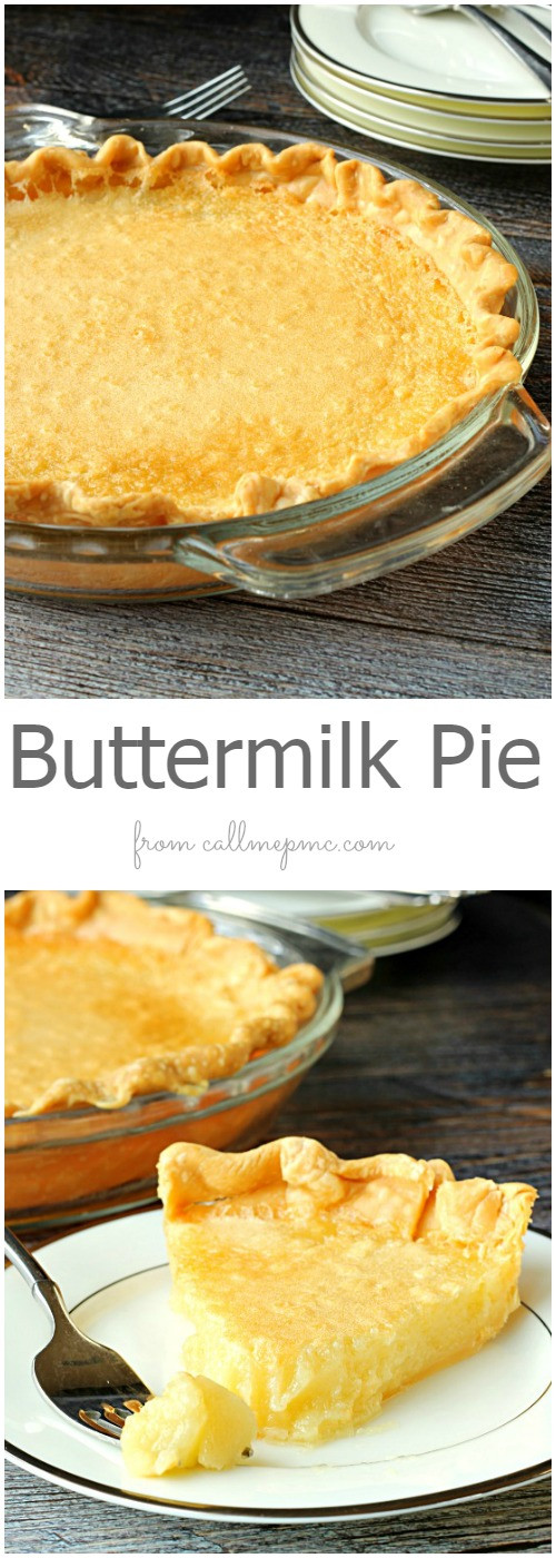 Buttermilk Dessert Recipes
 Buttermilk Pie