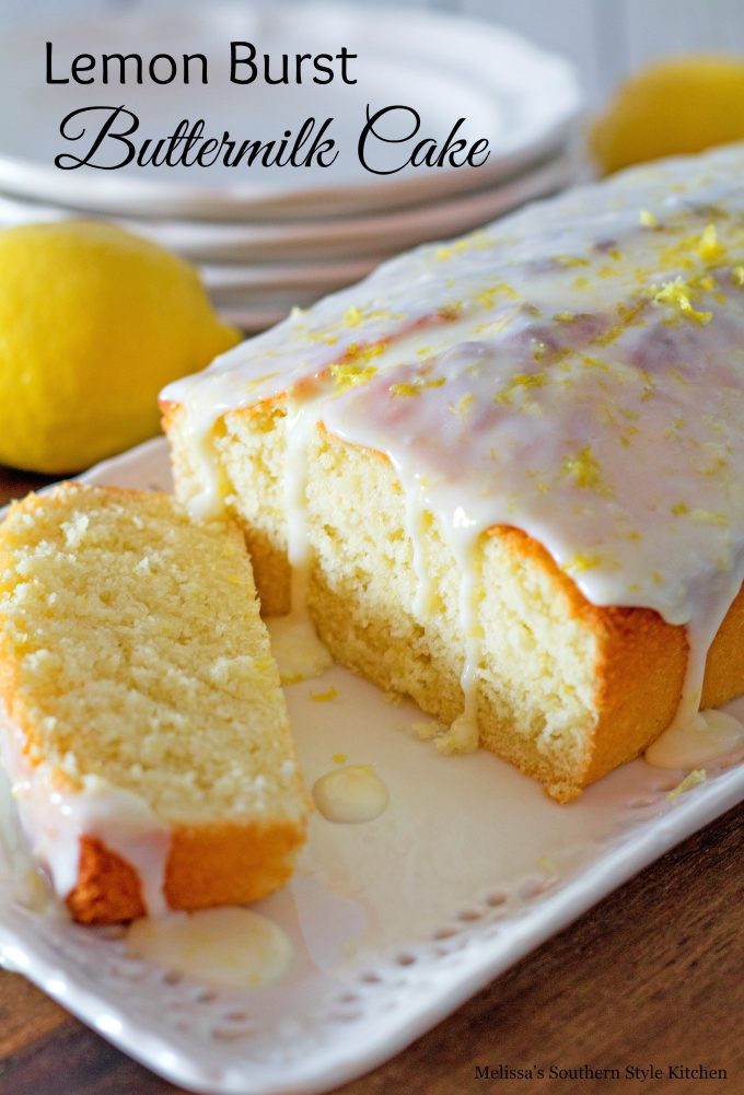 Buttermilk Dessert Recipes
 Lemon Burst Buttermilk Cake melissassouthernstylekitchen