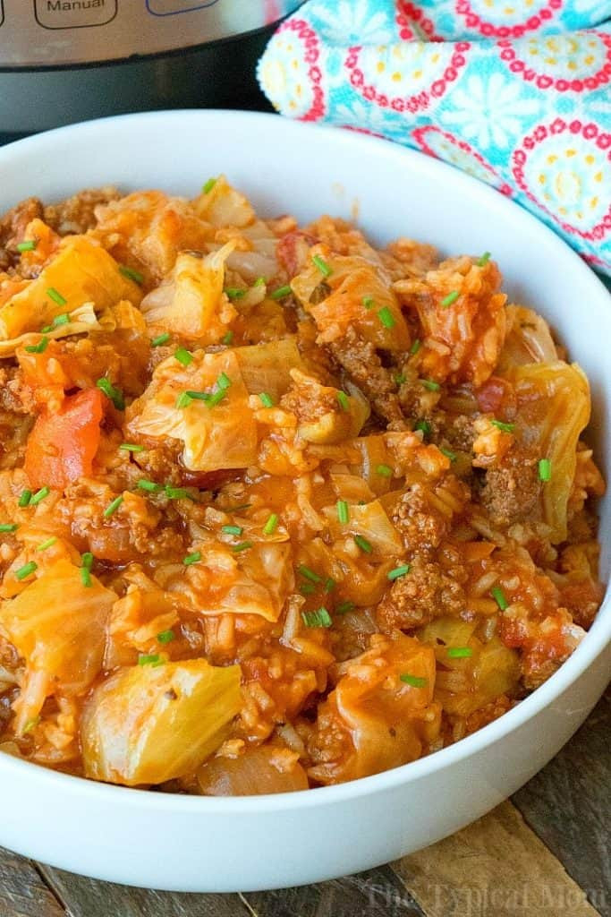 Cabbage Casserole Recipe
 52 Quick and Easy Instant Pot Recipes SlickHousewives