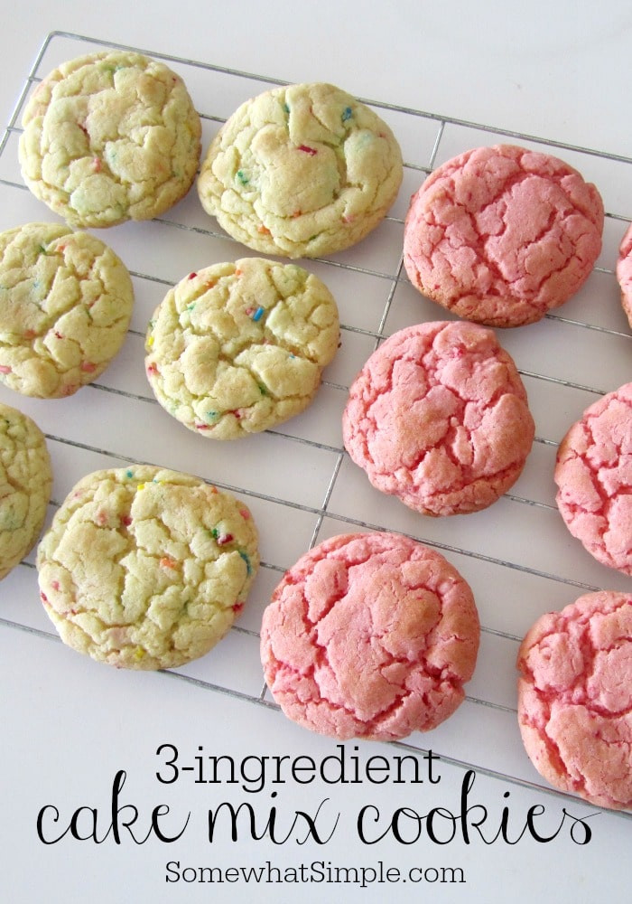 Cake Mix Cookie Recipe
 3 Ingre nt Cake Mix Cookies Easy and Delicious