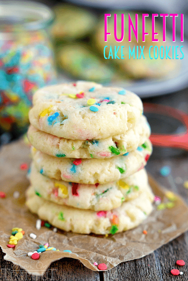 Cake Mix Cookie Recipe
 Easy Funfetti Cake Mix Cookies Mom Timeout