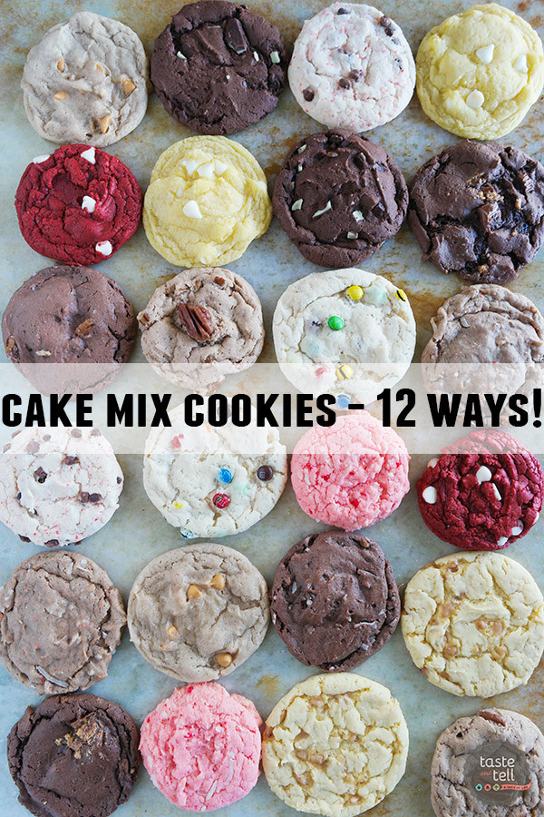 Cake Mix Cookie Recipe
 Cake Mix Cookies Video Taste and Tell