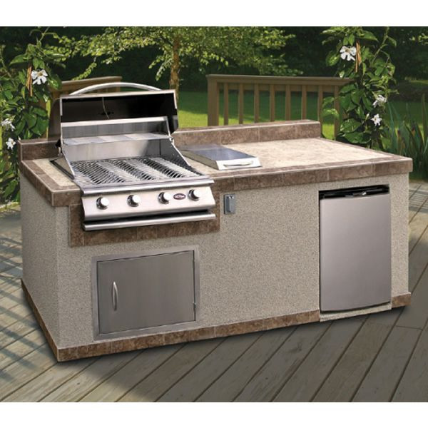 Cal Flame Outdoor Kitchen
 Cal Flame PV6004 BBQ Grill Island
