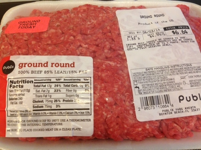 Calories In 85 Lean Ground Beef
 Calories in 1 lb ground chicken breast