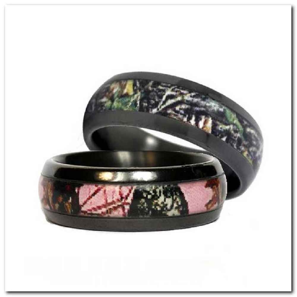 Camo Wedding Rings For Her
 Collection his and her camo wedding rings Matvuk