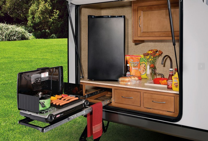 Camper Outdoor Kitchen
 Wel e To The General RV Blog Because RVing Is Awesome