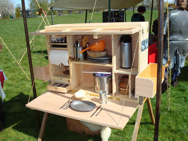 Camping Outdoor Kitchen
 Homemade Camping Kitchen Set