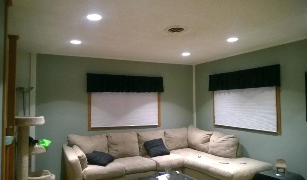 Can Lights In Living Room
 Recessed Lights In Living Room Before And After Best Can