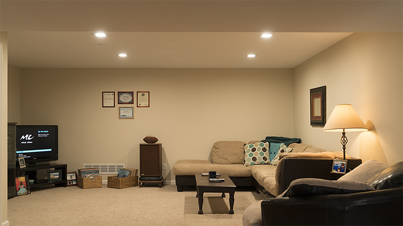 Can Lights In Living Room
 Square LED Recessed Lighting Kit for 5" 6" Cans Retrofit