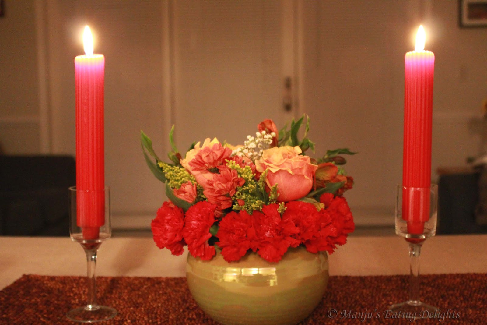 Candle Light Dinner Ideas
 Manju s Eating Delights Our Valentines Day candle light