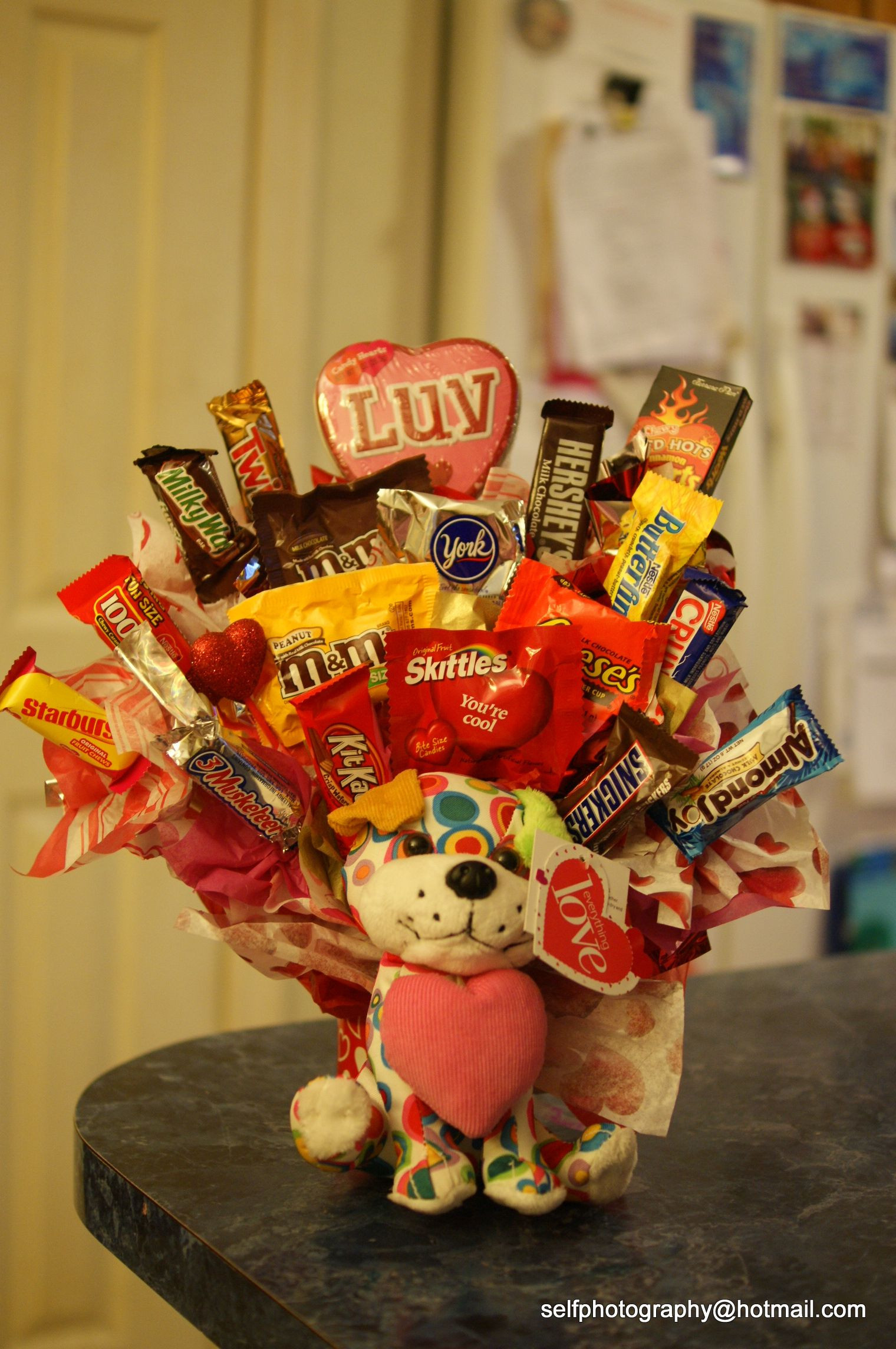Candy Baskets For Valentines Day
 Valentine s Day Candy Bouquet