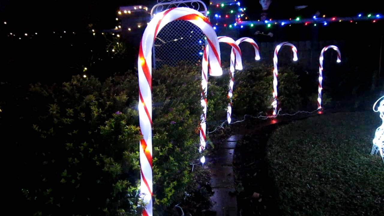 Candy Cane Christmas Lights
 Christmas LED Candy Canes 5 Piece White