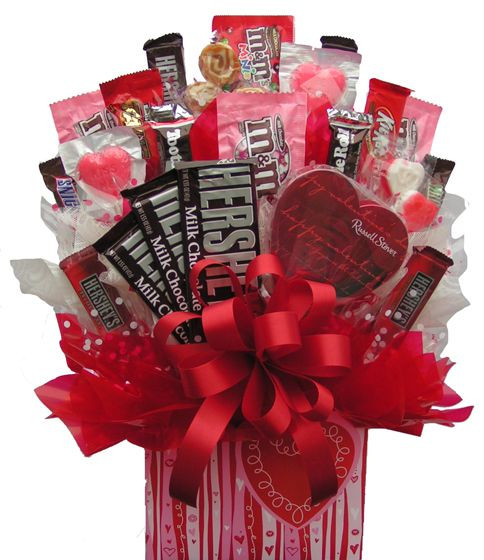 Candy Gift Baskets For Valentines Day
 Valentines Day Candy Bouquet Delivery