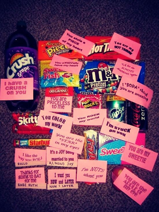 Candy Gift Ideas For Boyfriend
 Cute Valentines Day CANDY Ideas For Boyfriend crush 😻 ️