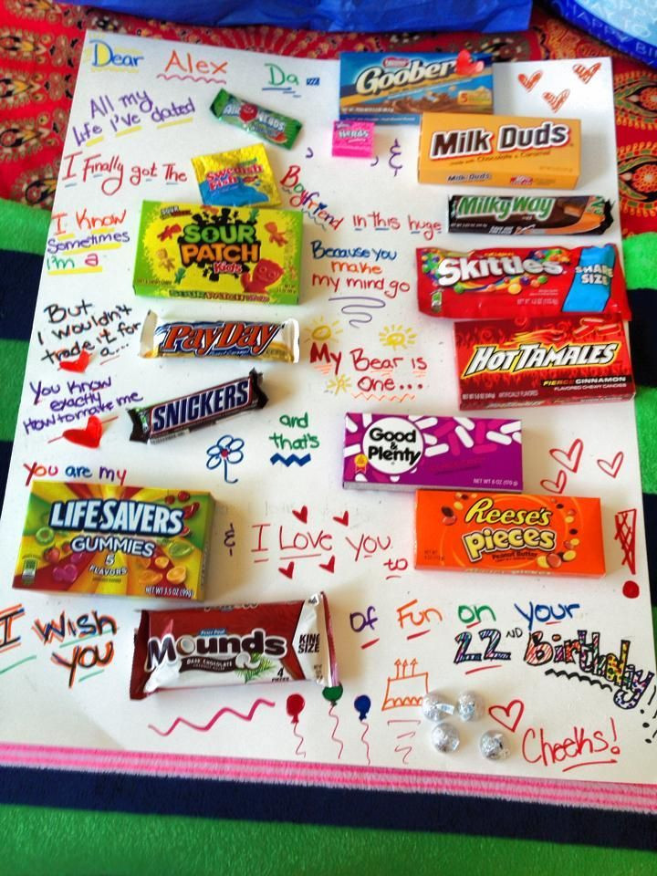 Candy Gift Ideas For Boyfriend
 My boyfriend s candy card Gift Ideas