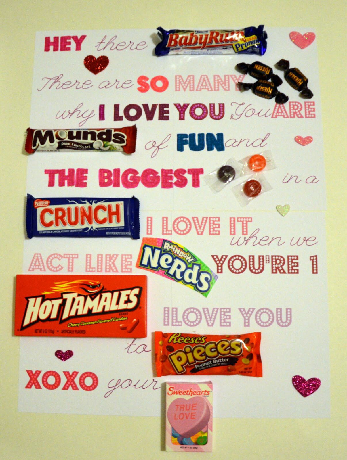 Candy Sayings For Valentines Day
 Sweet candy gram Father ts