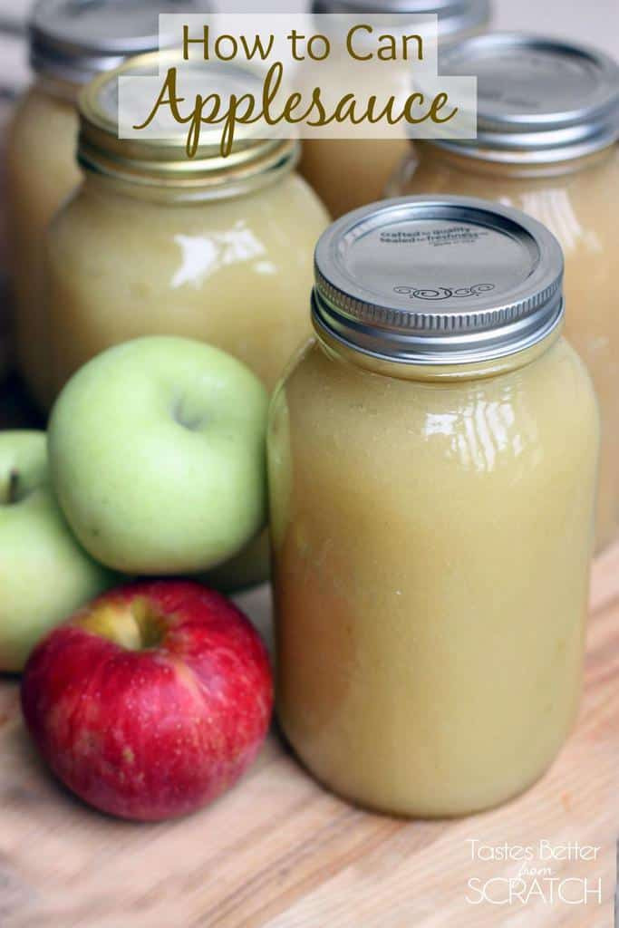 Canning Homemade Applesauce
 Homemade Applesauce and how to can it Tastes Better