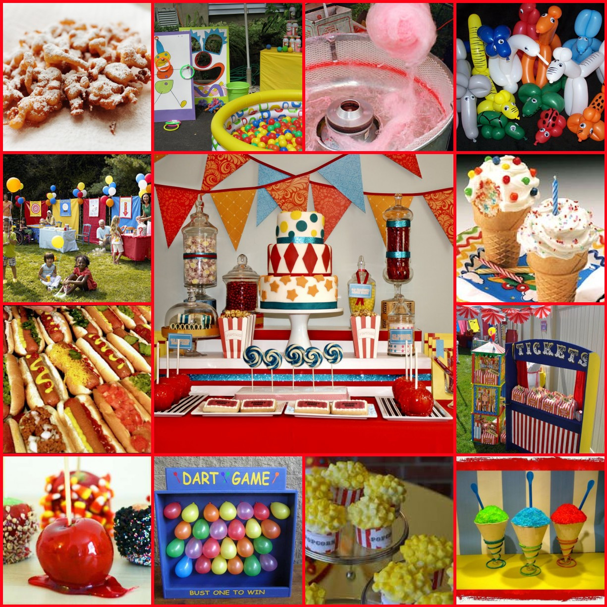 Carnival Birthday Decorations
 Carnival Themed Birthday