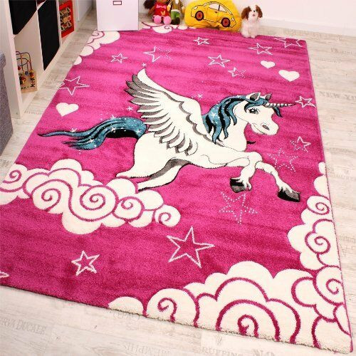 Carpet For Kids Bedroom
 Kids Rug Pink Unicorn Girls Cute Soft Carpet Children Area
