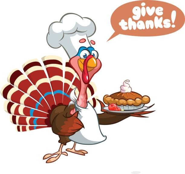 Cartoon Thanksgiving Turkey
 Royalty Free Annual Dinner Clip Art Vector