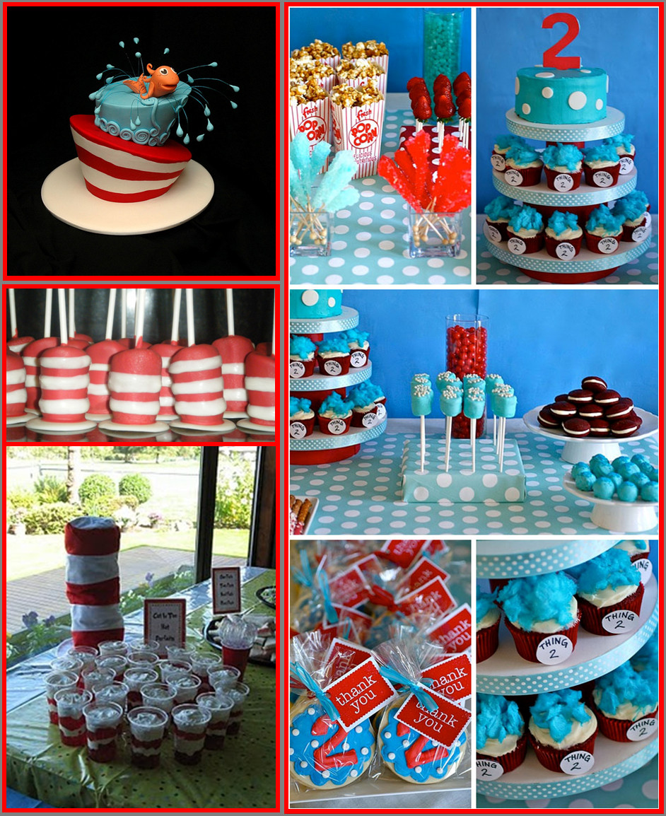 Cat In The Hat Birthday Party Ideas
 Dr Seuss