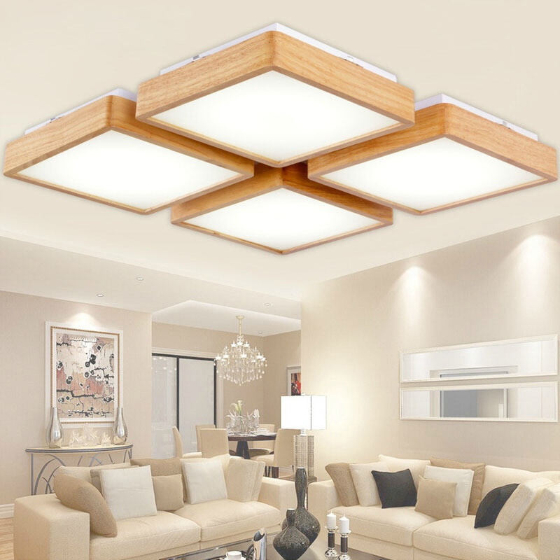 Ceiling Lamps For Living Room
 Aliexpress Buy New Creative OAK Modern led ceiling