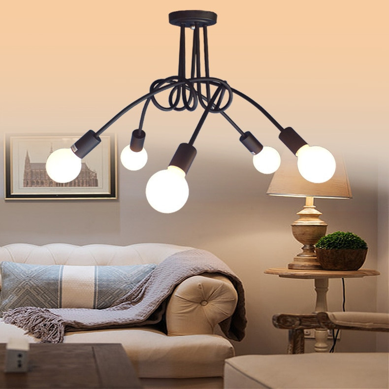 Ceiling Lamps For Living Room
 Vintage Ceiling Lights Ceiling Lighting Black Creative