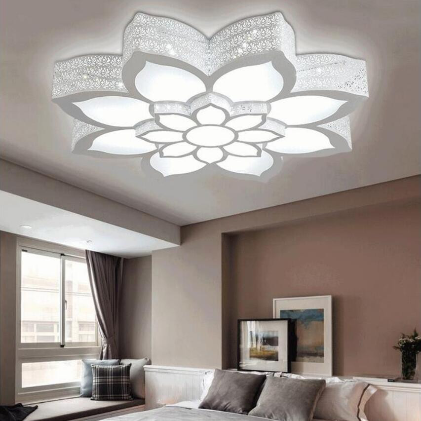 Chandelier Lights For Living Room
 NEW fashion lotus led Chandeliers led lamps High power led