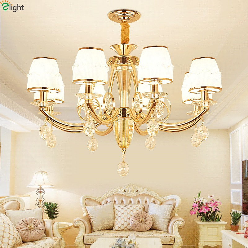 Chandelier Lights For Living Room
 Modern Gold Metal Led Pendant Chandelier Lights Living