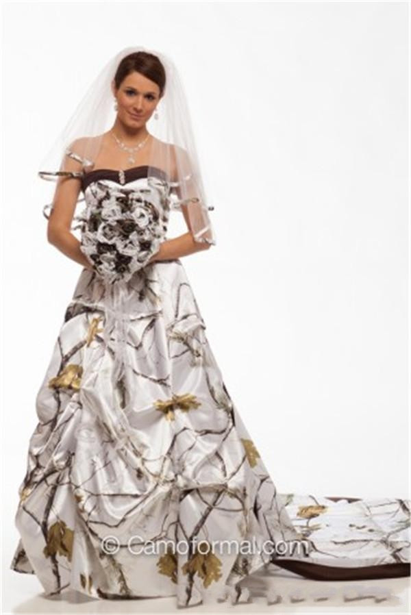 Cheap Camo Wedding Dresses
 Elegant Camo Wedding Dresses 2015 Hot Selling Sweetheart