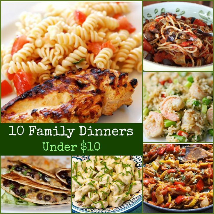 Cheap Dinner Ideas For Family
 Easy kid friendly meals on a bud