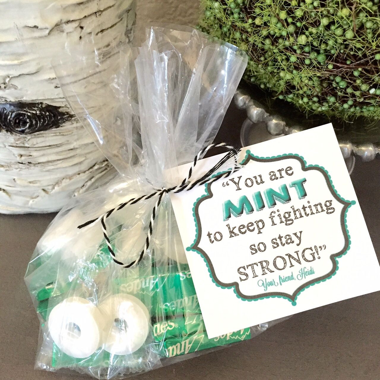 Chemotherapy Gift Ideas
 MINT to stay strong DIY and Gift Ideas