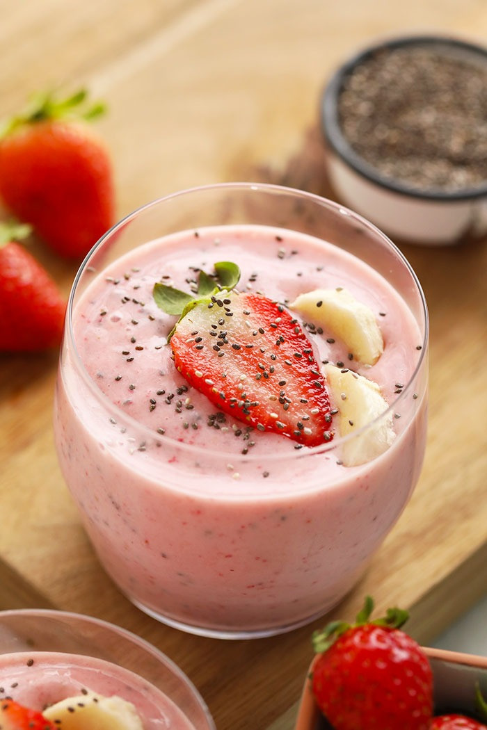Chia Seeds Smoothies Recipes
 Creamy Strawberry Chia Seed Smoothie Fit Foo Finds