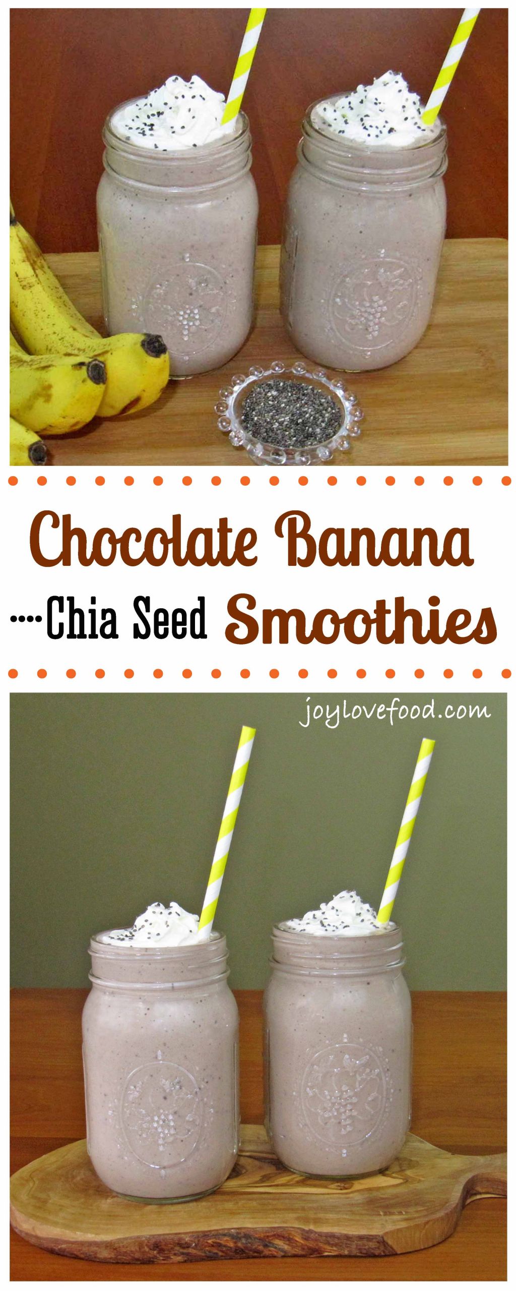 Chia Seeds Smoothies Recipes
 Chocolate Banana Chia Seed Smoothies Joy Love Food
