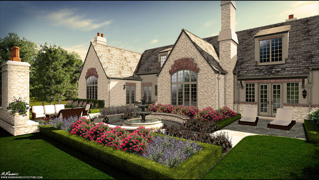 Chicago Landscape Design
 Lake Forest English Country Design Traditional