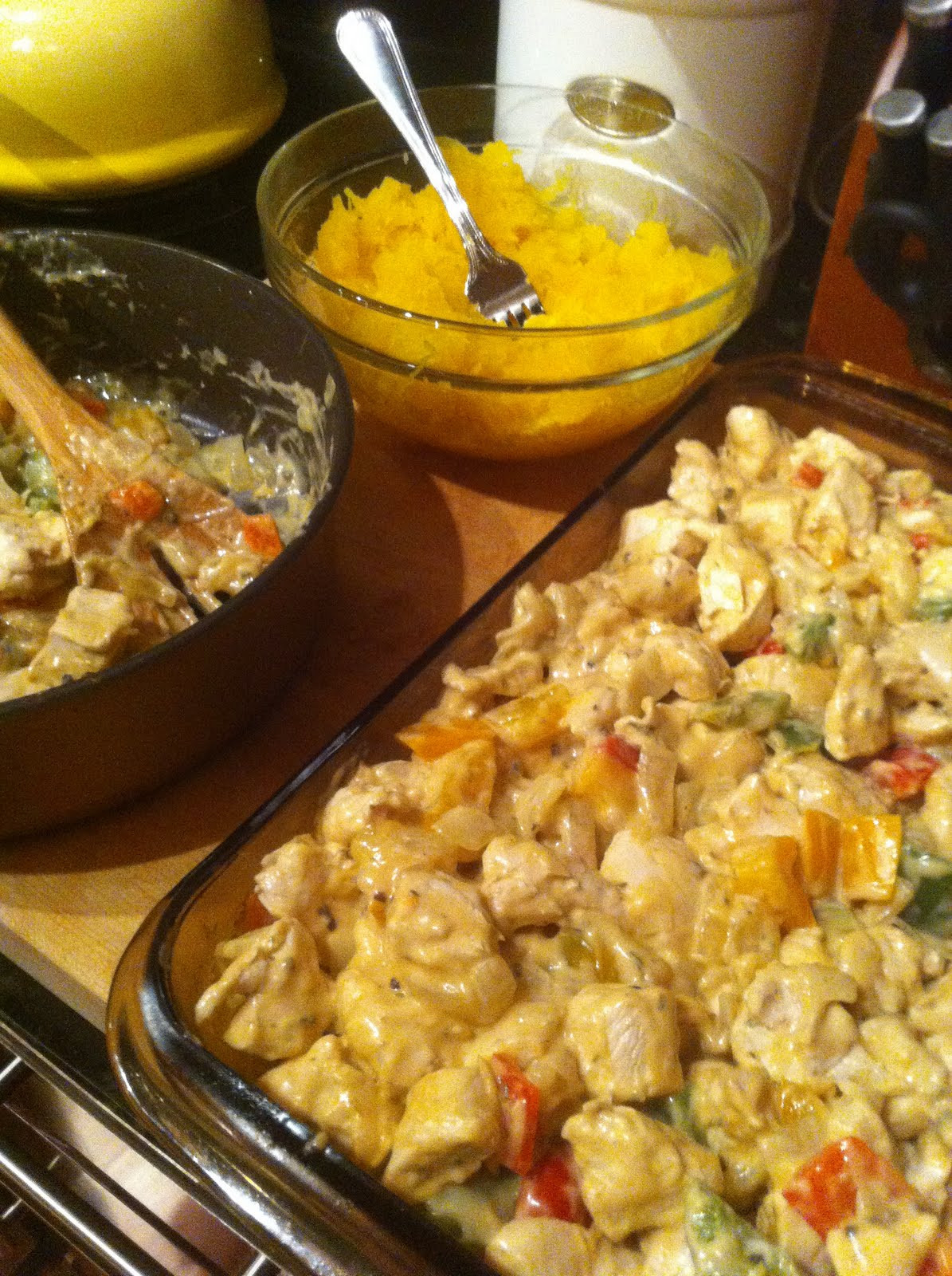 Chicken And Squash Casserole
 Fit Chef Lindsey Crouch Chicken & Spaghetti Squash Casserole