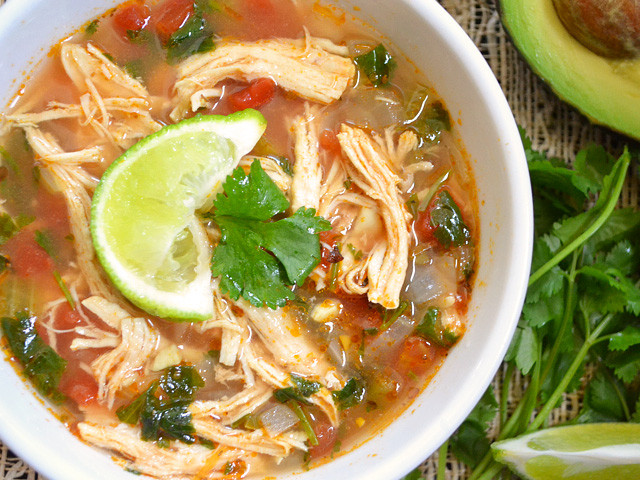 Chicken Avocado Lime Soup
 A southern girl moves to London Chicken Soup with Lime