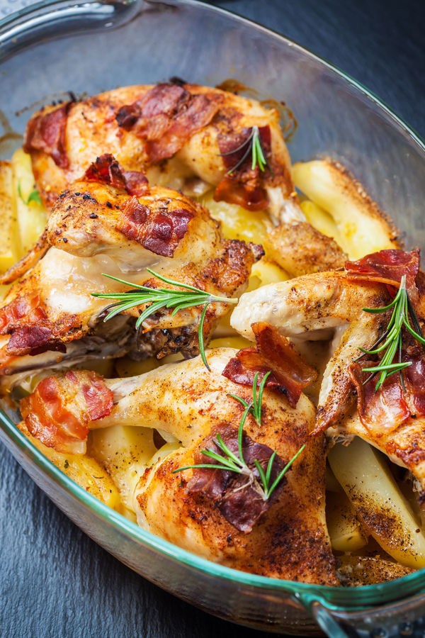 Chicken Bacon Potatoes Casserole
 This Bacon Baked Chicken And Potatoes Is Mouthwateringly